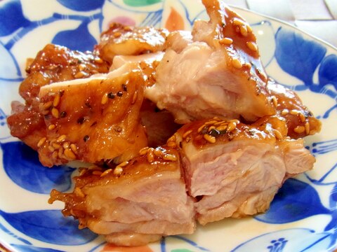 お弁当に★鶏肉のごま照り焼き